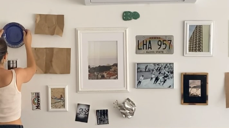 making a gallery wall