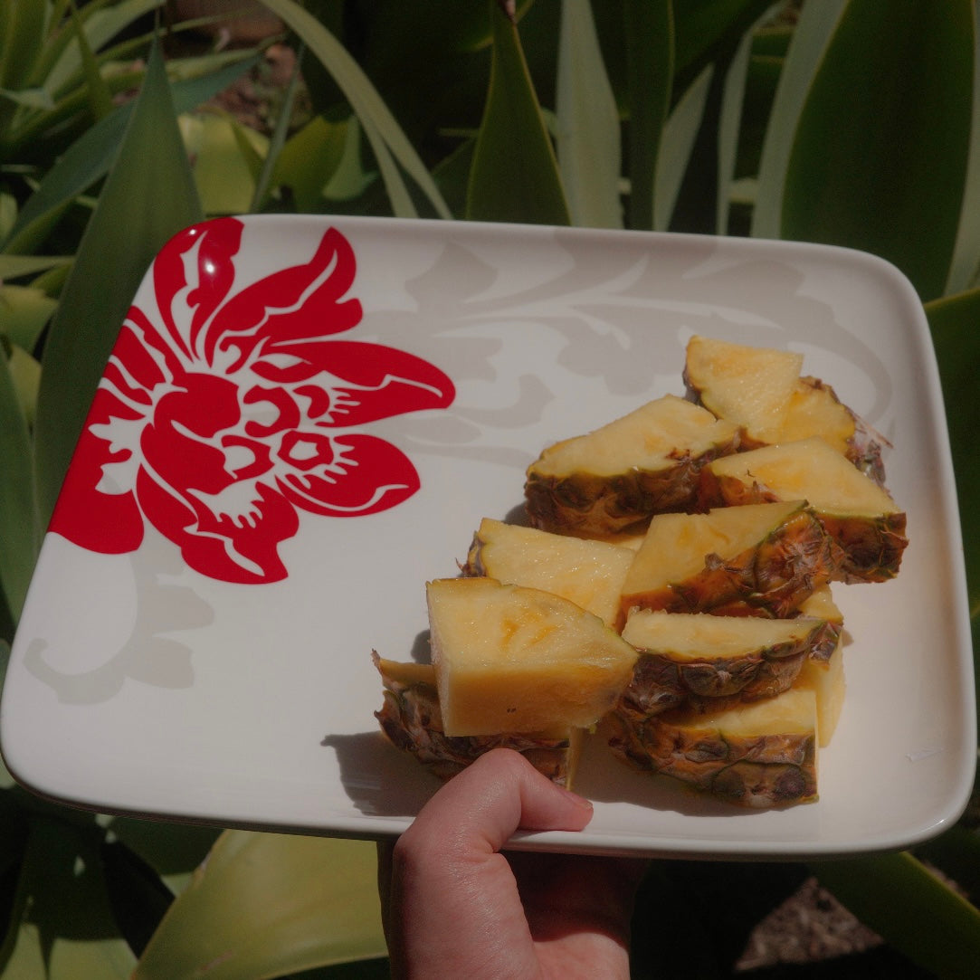 THE HIBISCUS SERVING TRAY