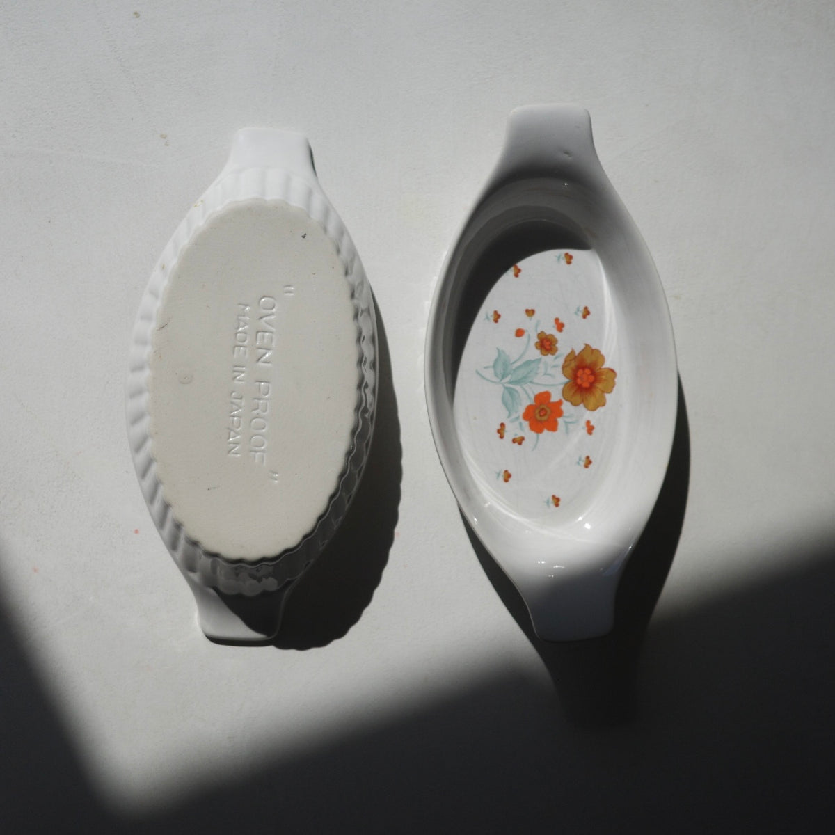 THE OVENPROOF FLORAL DISHES