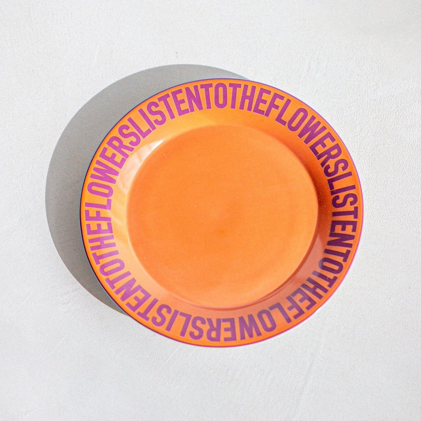 ORANGE CERAMIC PLATE